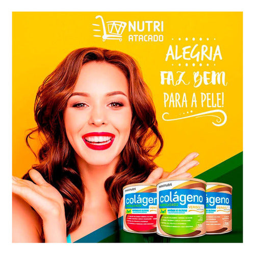 Kit 02 Colágeno Em Pó 2 Em 1 Verisol 250g Frutas Vermelhas Sabor