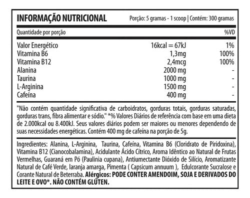 Pré Treino Psichotic Original 300g 60 Doses Demons Lab Usa Sabor Frutas Vermelhas Em Po