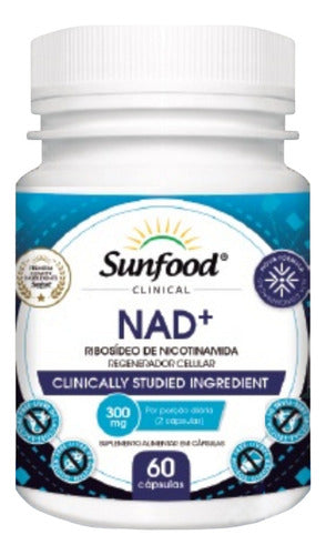 Nad+ ribosideo de nicotinamida 300mg 60 capsulas sunfood