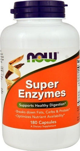 Super Enzimas Digestivas Now Foods 180 Cps Ultra Concentrado Sabor Se sabor