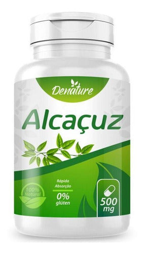 Alcaçuz 500mg - Denature - 100 Cápsulas