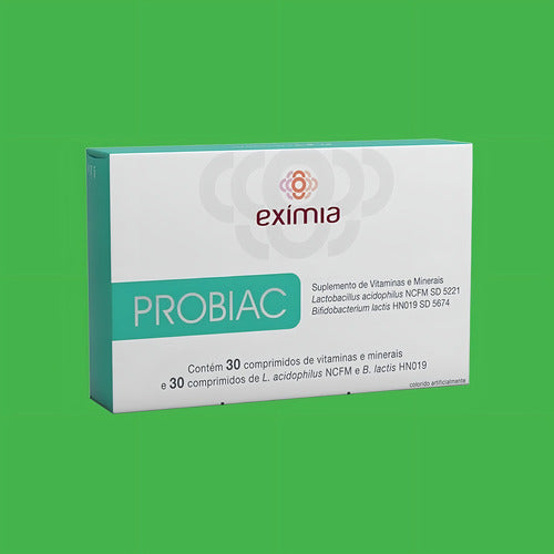Eximia Probiac 60 Comprimidos Sabor Sem Sabor