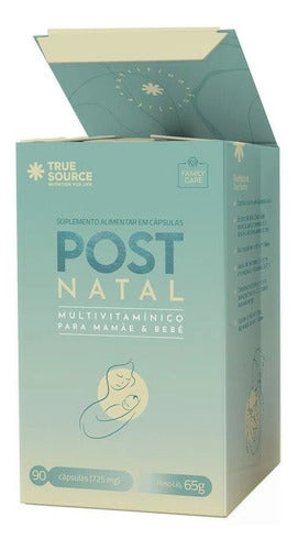 Multivitamínico Post Natal 90 Cápsulas True Source Sabor Sem Sabor