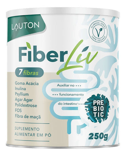 Fiberliv 7 Fibras - 250g Sem Sabor - Lauton Nutrition