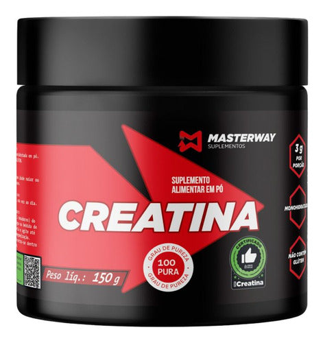 Creatina Masterway 100% Pura Suplemento Em Pó 150g