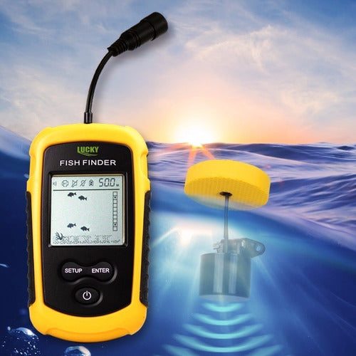 Localiza Peixe Água Mar Pescaria Barco Caiaque Fish Finder