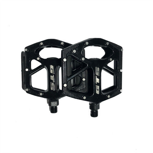 Pedal Gts Plataforma Aluminio Rosca Grossa Esferas Bike
