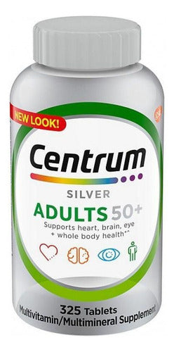 Multivitamínico Centrum Silver Adulto 50+ 325 Cap Sabor Sem