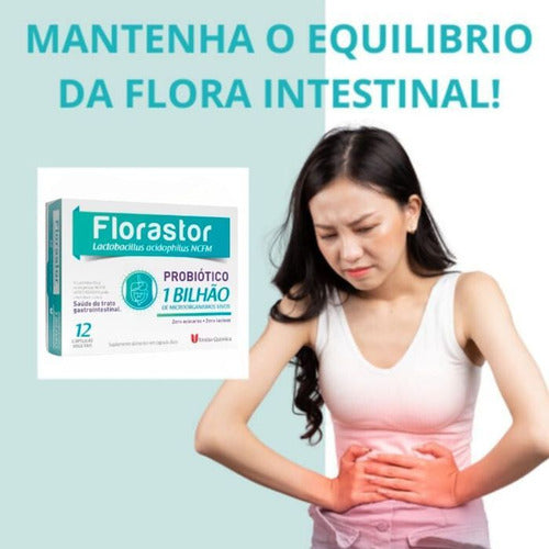 Kit Com 3 Florastor Com Lactobacillus 12cps - União Química