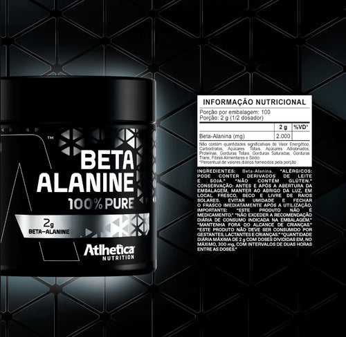 Beta Alanina 100% Pura Atlhetica Nutrition - 200g