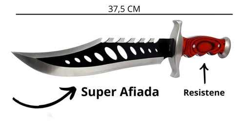 Faca Facão Rambo Militar Tático Muito Afiado Camping Pesca