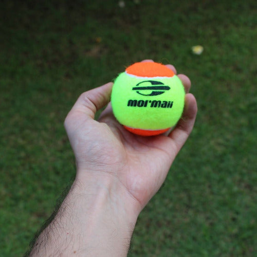 Kit C/ 6 Bolinhas Bola De Beach Tennis Mormaii Premium Pro