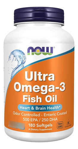 Now Foods Ultra Ômega 3 180 Softgels 500 EPA / 250 DHA