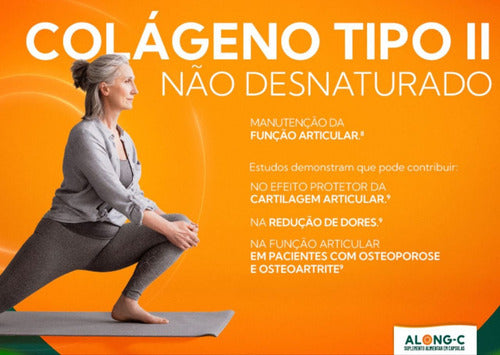 Suplemento Alimentar Along C Cúrcuma Com 30 Capsulas Sabor Sem sabor