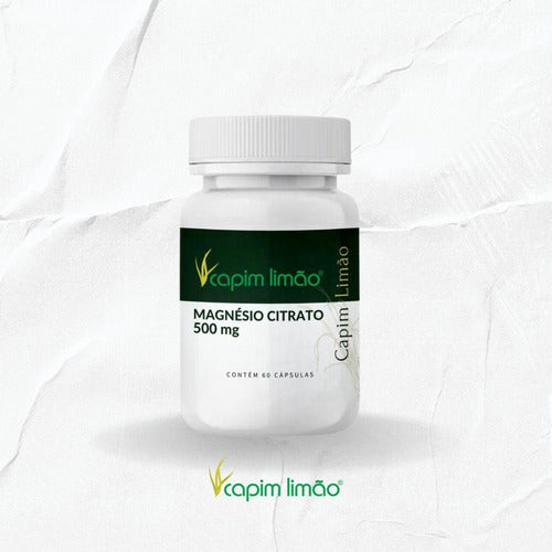 Magnésio Citrato 500mg 2 Potes 60 Caps