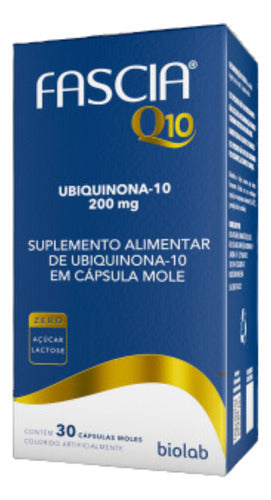 Suplemento Alimentar Fascia Q10 200mg - 30 Caps. Moles Sabor Without Flavor