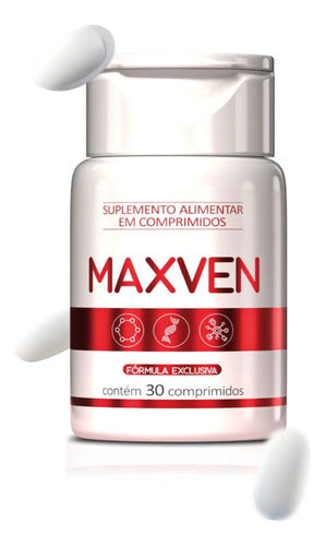 Maxven Natural 30 Cápsulas 500mg Para Varizes Sabor Sem Sabor