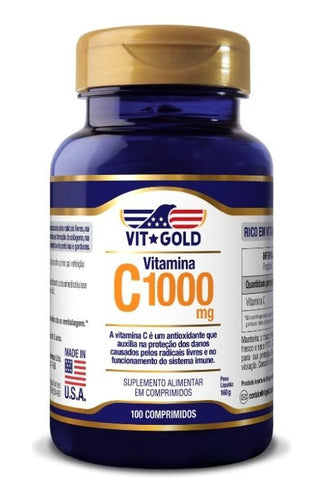 Vitamina C 1.000 Mg Vitgold 100 Compr