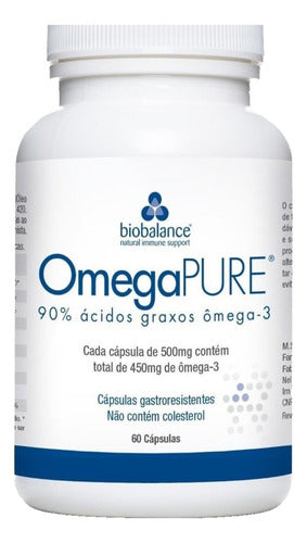 Suplemento Alimentar OmegaPure 60 Cápsulas Gastrorresistentes