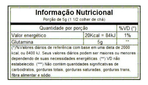 Glutamina Fermentada Platinum Series 1kg Pouch - Adaptogen