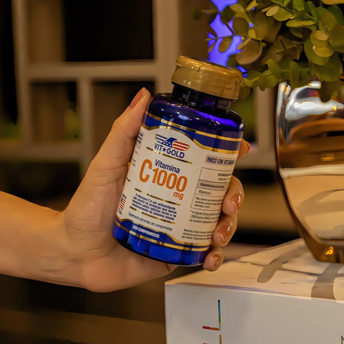 Vitamina C 1.000 Mg Vitgold 100 Compr