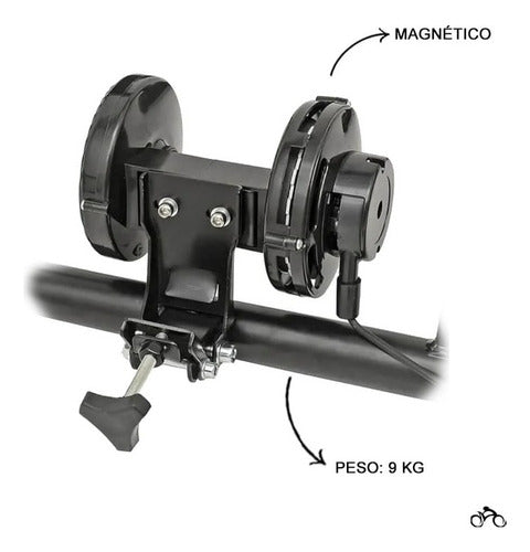 Rolo De Treinamento Bike Absolute Wild 8 Magnético C/ Apoio
