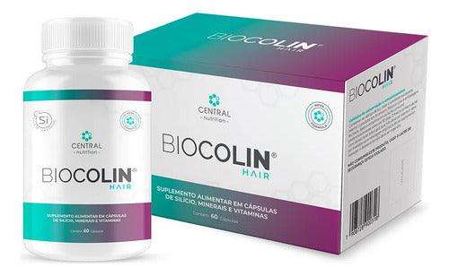 Biocolin® - Hair - 60 Cápsulas De 500mg Sabor Sem Sabor