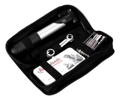 Estojo Kit Ferramentas Bike Acessórios Bomba Kit Remendo