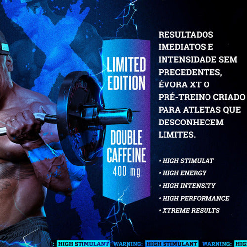 Pré-treino Évora Xt Pote 300g Darkness Neon Berry