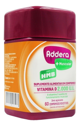 Addera +muscular 2.000ui Com Hmb 60 Comprimidos Revestidos