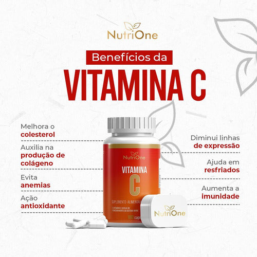 Vitamina C 750mg 180 Cápsulas - Nutrione