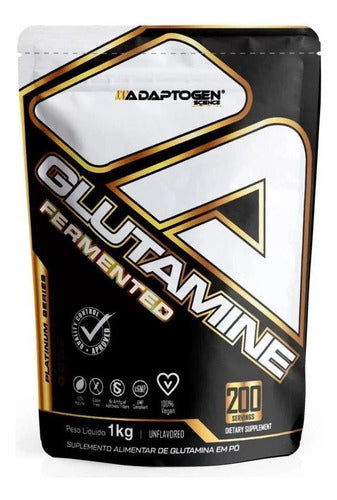 Glutamina Fermentada Platinum Series 1kg Pouch - Adaptogen