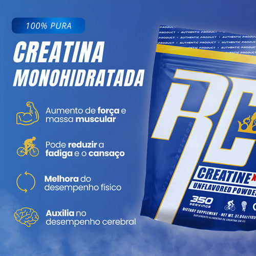 Creatina 1050g - Pura - 100% Pura Ronnie Coleman  - Sache