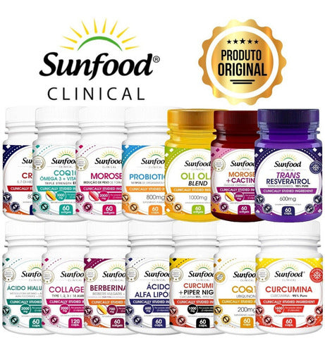 Glucosamina + Condroitina + Colágeno TP. 2 + Vitaminas 1000mg 60 Softgels Sunfood