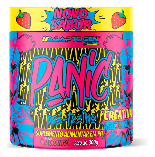 Pré Treino Panic Sabor Morango Adaptogen 300g
