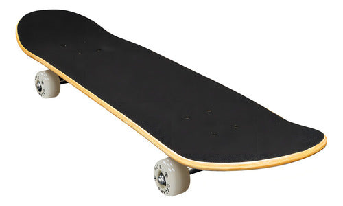 Skate Montado Completo Street Semi Profissional PRO-1 Maple Azul Astronauta 100KG Life Dreams