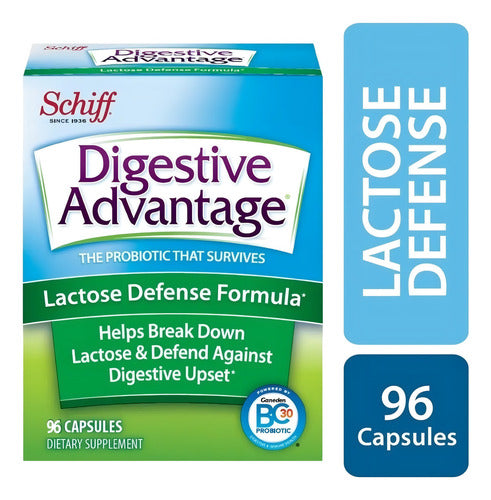 Digestive Advantage 96caps Enzima Para Intolerância Lactose