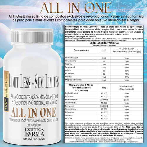 Resveratrol Piracitam Coline Alfa Gpc Teacrine L Teanina Sabor Sem Sabor
