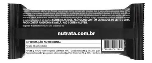 Yopro - 12 Barras 55g Morango Com Chocolate Branco - Nutrata