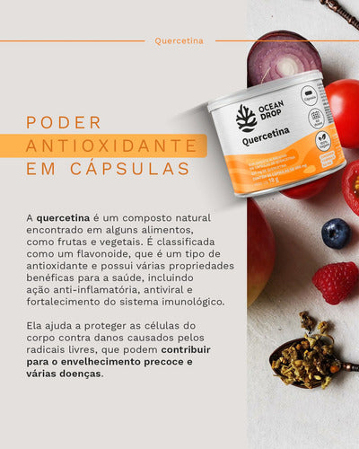 Quercetina - Ocean Drop Sabor Cápsulas