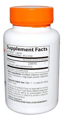 Natoquinase 2.000uf 90cps Doctor's Best Sistema Circulatório