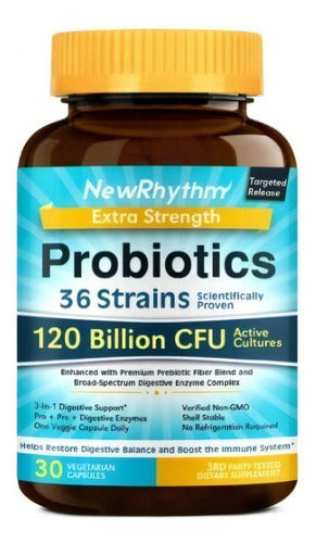 Suplemento en cápsula NewRhythm Probióticos de 30 un