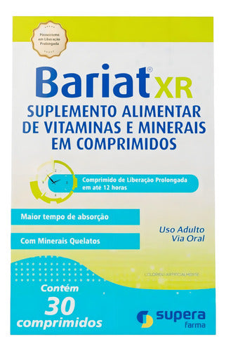 Suplemento Alimentar Bariat Xr 30 Comprimidos Sabor Sem sabor