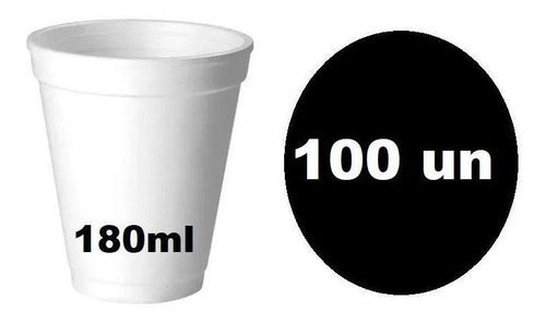 Copo Isopor Térmico Chá Café Chocolate 180ml 100 Unidades