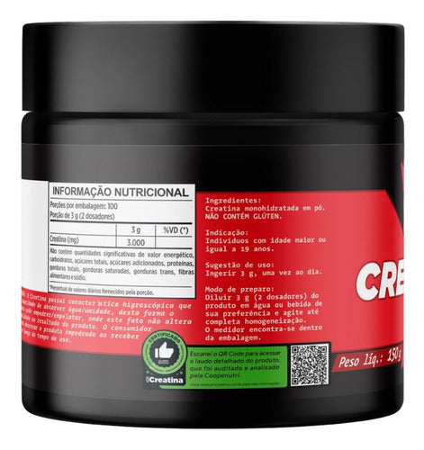 Creatina Masterway 100% Pura Suplemento Em Pó 150g