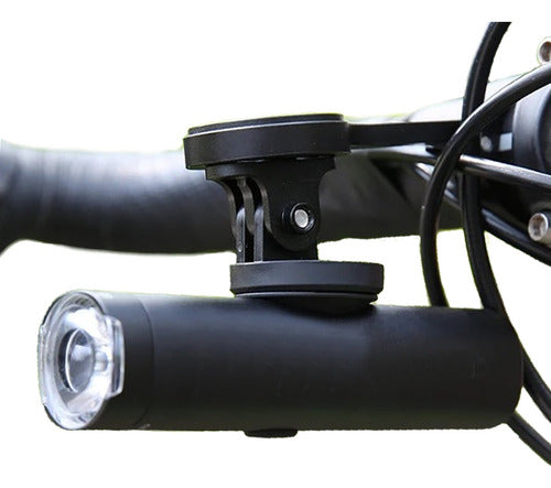 Farol Bike Suporte Garmin Gopro 1200 Lumens Guidão Integrado
