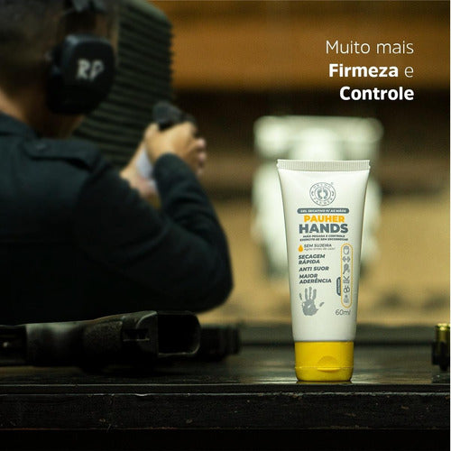 2un Gel Secativo Para Mãos Pauher Hands 60ml Pegada Esportes