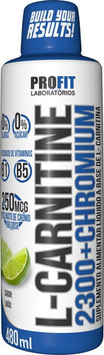 L Carnitine Carnitina C/ Cromo 2300 480ml Queimador Gordura Sabor Limão