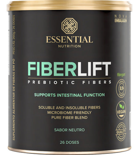 Prebiótico Fiberlift Essential Nutrition 260g