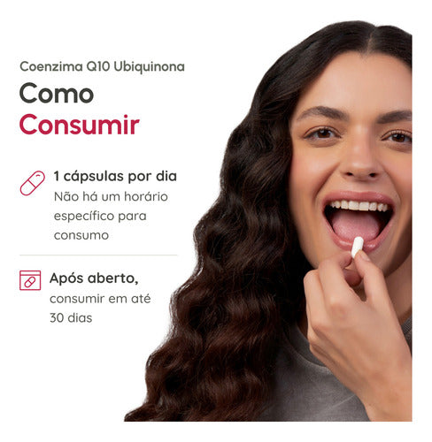 Coenzima Q10 Vhita 120 Mg Com Tcm E Vitamina Em Cápsulas Sabor Sem sabor